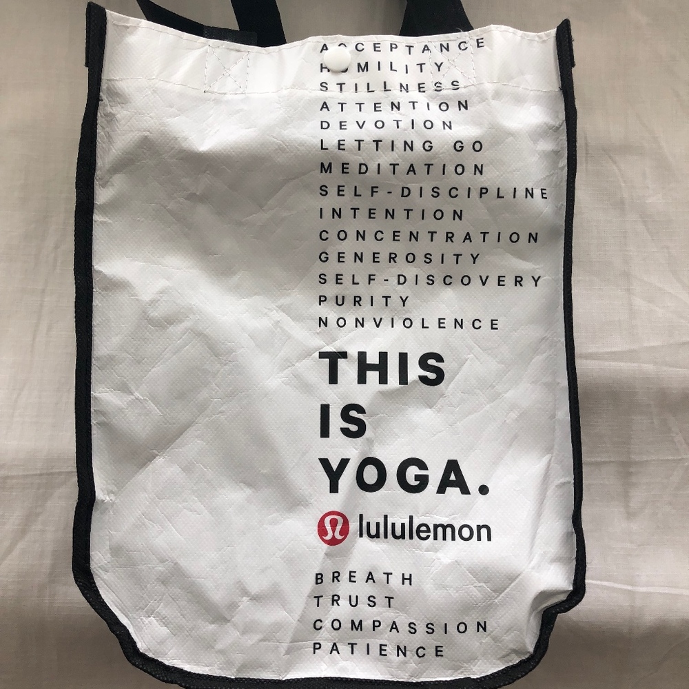 Small Lululemon Reusable Shopping Tote